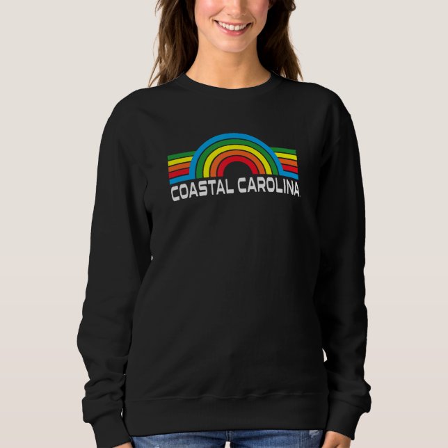 Coastal Carolina Chanticleers Pride Rainbow Arch Sweatshirt (Front)