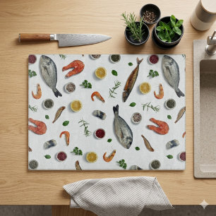 Coastal Catch Cutting Board
