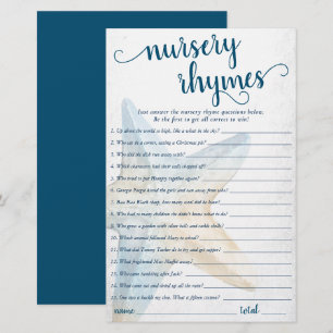 Coastal Chic   Blue Starfish Nursery Rhymes Quiz
