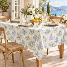 Coastal Chic Exotic Island Citrus Toile de Jouy