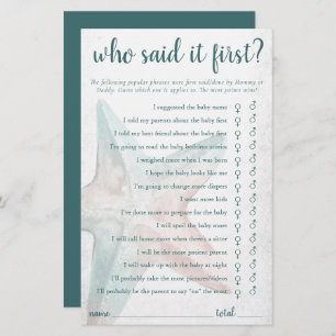 Coastal Chic Teal Starfish Who Said First Game