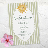 Coastal Chic Whimsical Sun Palm Bridal Shower