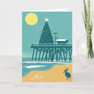 Coastal Christmas Card – Beach Holiday Card
