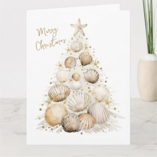 Coastal Christmas Card Personalizable