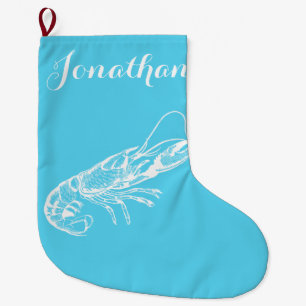 Coastal Christmas Lobster Stocking