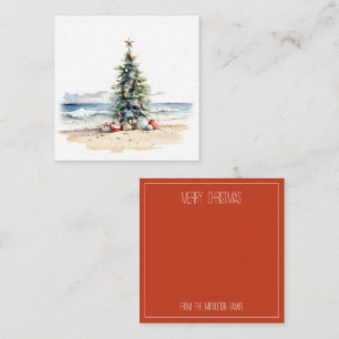 Coastal Christmas on the Beach Card