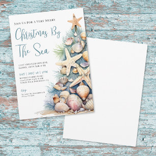 Coastal Christmas Party Invitation