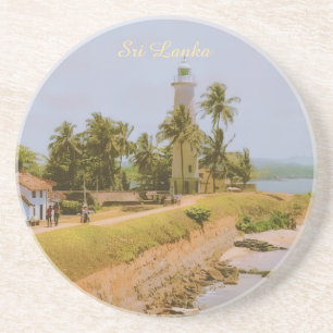 Coastal city of Galle, Sri Lanka Travel Souvenir Coaster