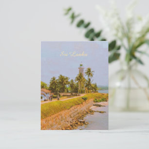 Coastal city of Galle, Sri Lanka Travel Souvenir Postcard