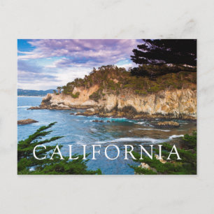 Coastal Cliff Landscape Postcard