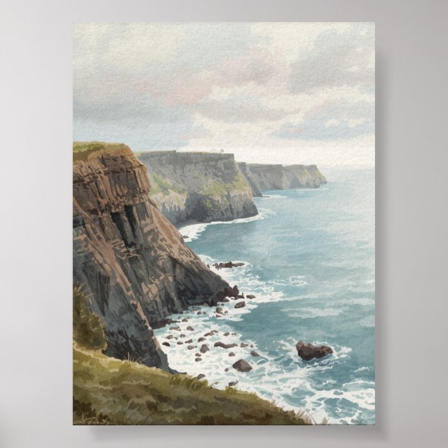 Coastal Cliffs Poster (Front)