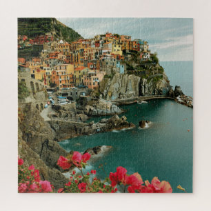 Coastal Cliffside Italian Travel Jigsaw Puzzle