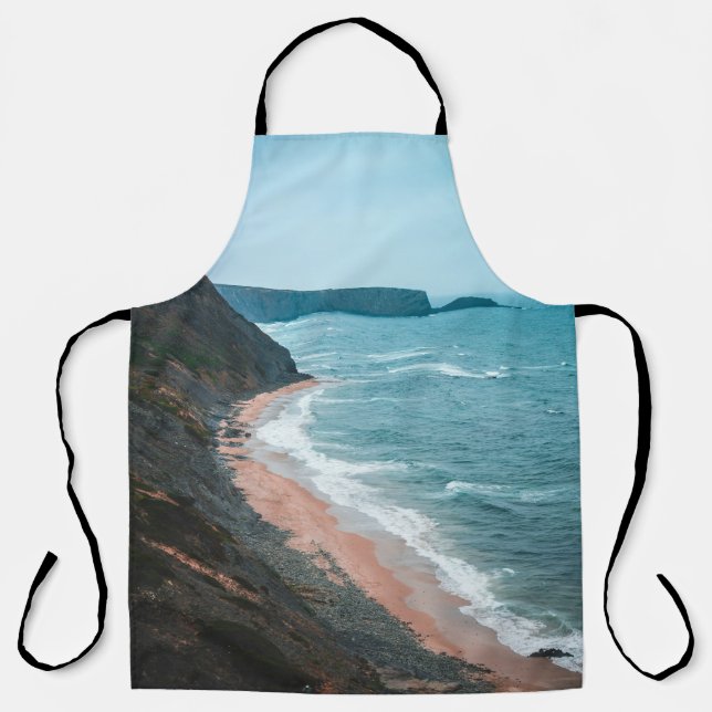 Coastal Cliffside Waves Apron (Front)
