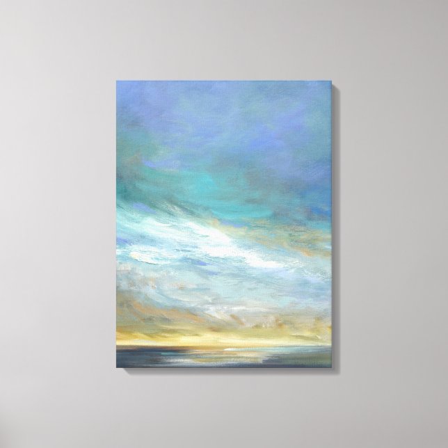 Coastal Clouds Canvas Print (Front)