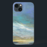Coastal Clouds iPhone 13 Case<br><div class="desc">Sheila Finch is a contemporary fine artist that loves to paint uplifting images of the sky, land and stunning scenery of California. This striking watercolor print of the California coast surrounded by clouds has been officially licensed by the World Art Group. It showcases breathtaking rays of light gliding across the...</div>