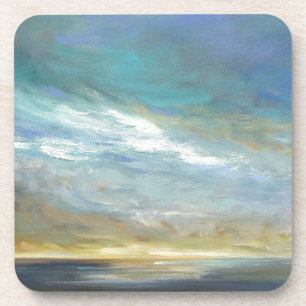 Coastal Clouds Coaster