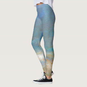 Coastal Clouds with Ocean Leggings