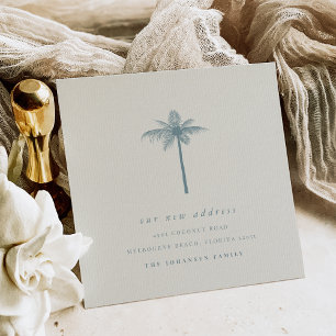 Coastal Coconut Palm Change of Address Moving Announcement