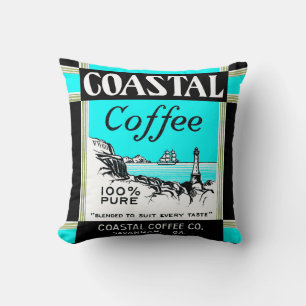 Coastal Coffee Cushion