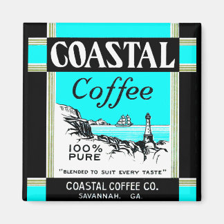 Coastal Coffee Magnet