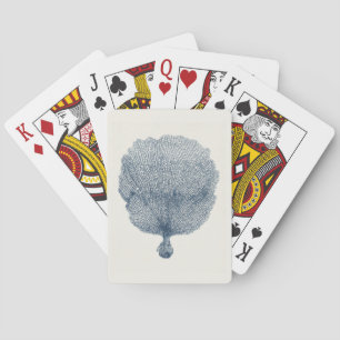 Coastal Collection in Indigo VI Playing Cards