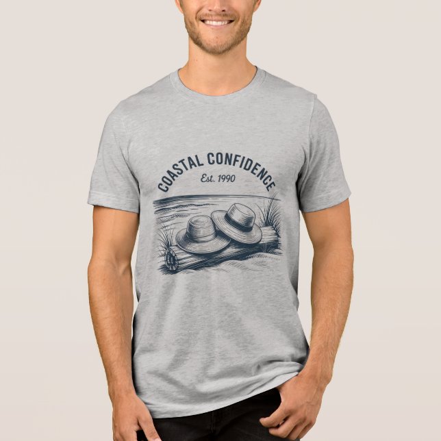 Coastal Confidence Tri-Blend Shirt (Front)
