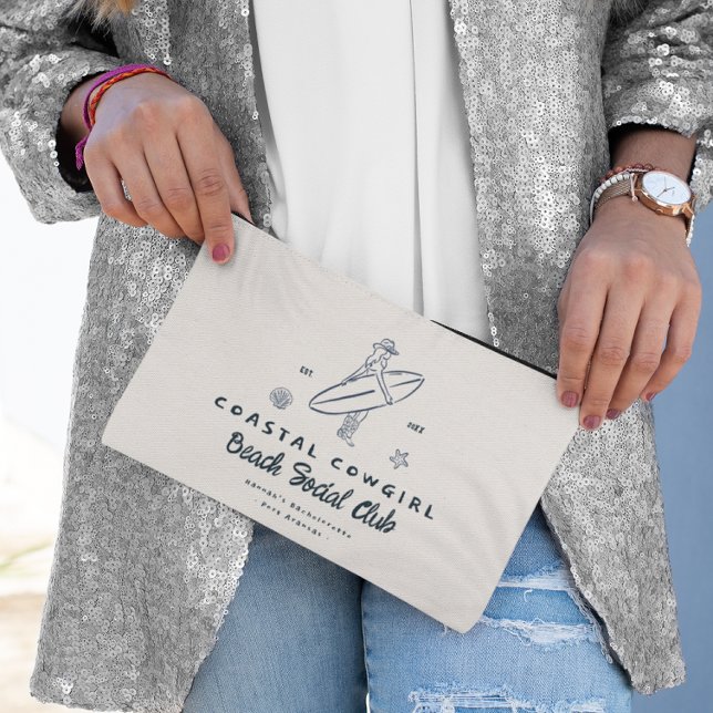 Coastal Cowgirl Bachelorette  Accessory Pouch (Creator Uploaded)