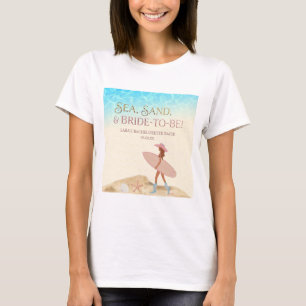Coastal Cowgirl bachelorette Bride to be T-Shirt