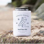 Coastal Cowgirl Bachelorette  Can Cooler<br><div class="desc">Make your bachelorette party a night to remember with personalised bachelorette wedding can coolers! Not only you can use them during the party but these bachelorette party coolers also make great keepsakes. Having an awesome party also means finding the perfect gifts that your bridesmaid will love! It's "Vintage Coastal" but...</div>