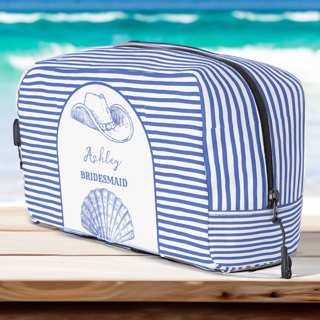 Coastal Cowgirl Bachelorette favour bridesmaid gif Dopp Kit (Coastal Cowgirl Bachelorette party favors personalized toiletry bag bridesmaid gifts Dopp Kit)