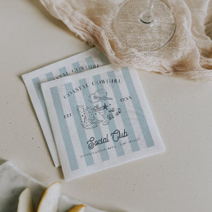 Coastal Cowgirl Bachelorette  Napkin