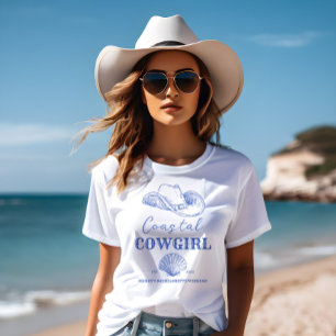 Coastal Cowgirl Bachelorette party gifts T-Shirt