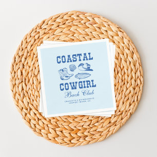 Coastal Cowgirl Bachelorette Weekend Napkin