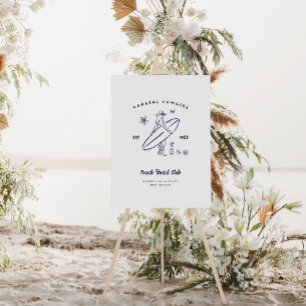 Coastal Cowgirl Bachelorette Welcome Poster