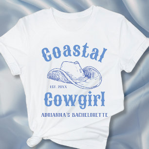 Coastal Cowgirl Beach Bachelorette Custom T-Shirt