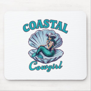 coastal cowgirl mouse pad