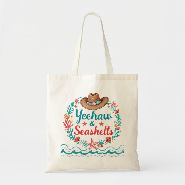 Coastal Cowgirl Tote Bag (Front)