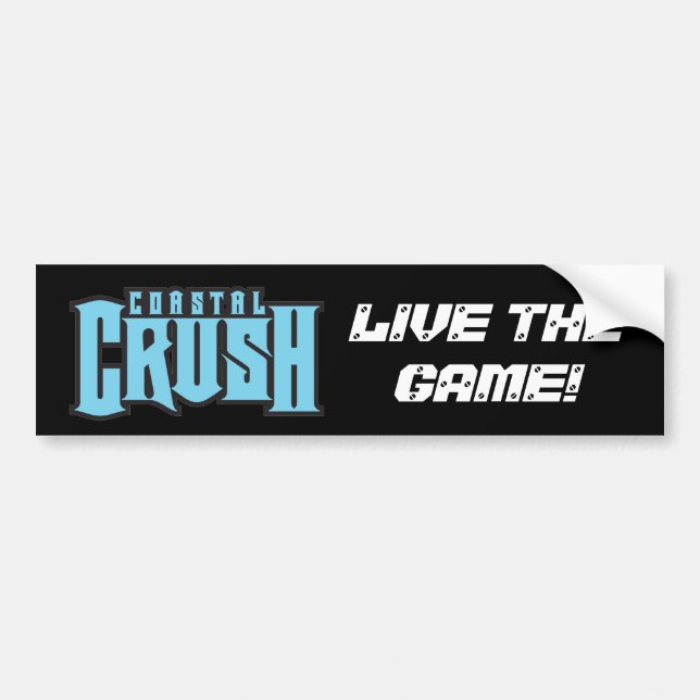 Coastal Crush Bumper Sticker (Front)