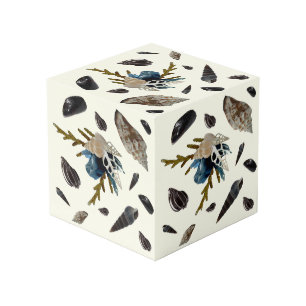 Coastal cube pen holder pencil organiser for desk