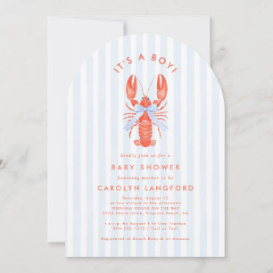 Coastal Cutie Baby Shower Invitation
