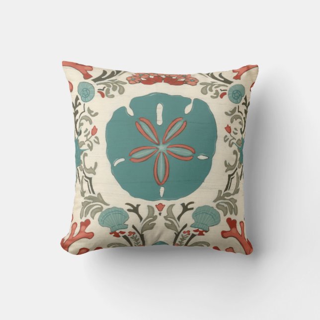 Coastal Damask I Cushion (Front)