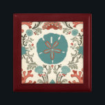 Coastal Damask I Gift Box<br><div class="desc">Marine Life</div>