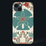 Coastal Damask II iPhone 13 Case<br><div class="desc">Marine Life</div>