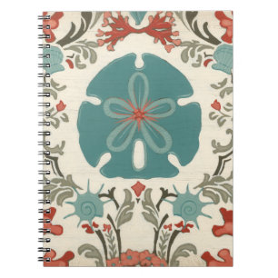 Coastal Damask II Notebook