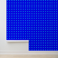 Coastal Dots on Blue Colour - Textured