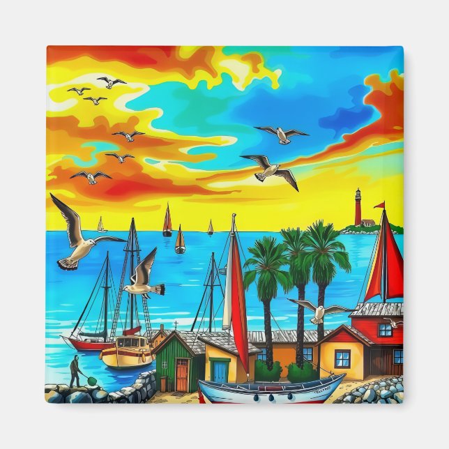 Coastal Dreamscape Magnet (Front)