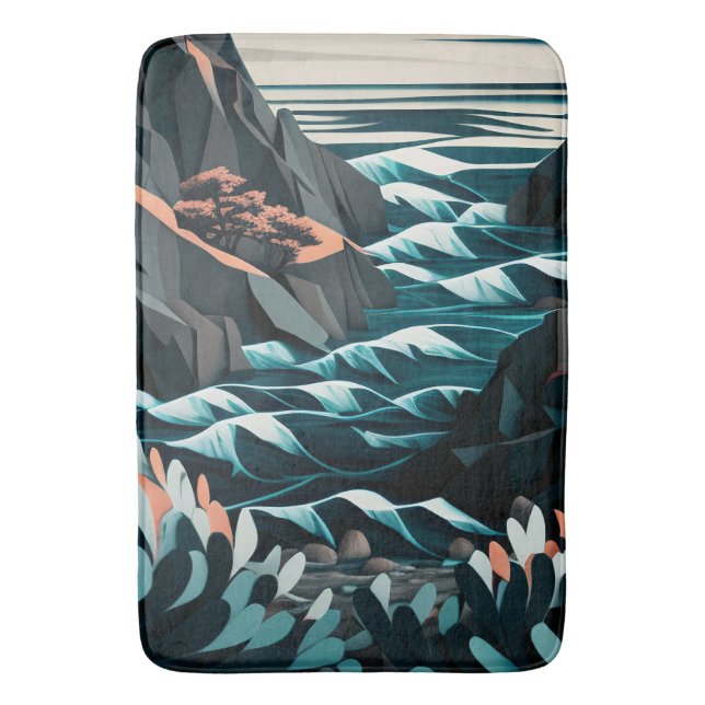 Coastal Energy Bath Mat (Front Vertical)