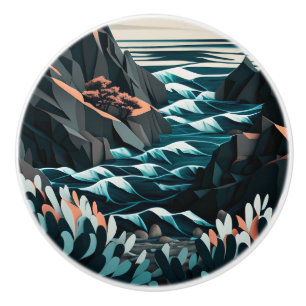 Coastal Energy Ceramic Knob