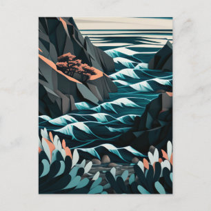 Coastal Energy Holiday Postcard