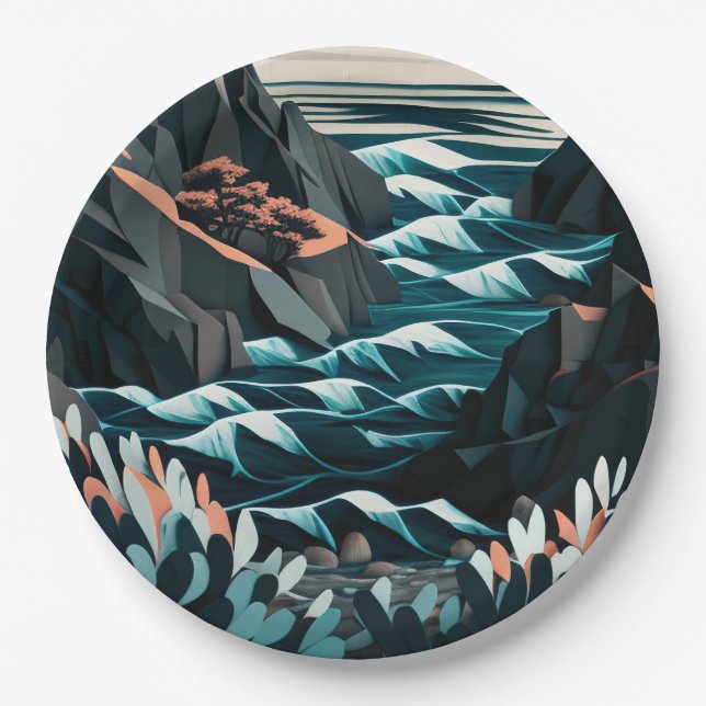 Coastal Energy Paper Plate (Front)